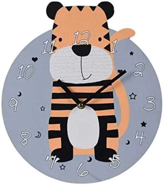 ⁨Wall clock round Crocodile⁩ at Wasserman.eu