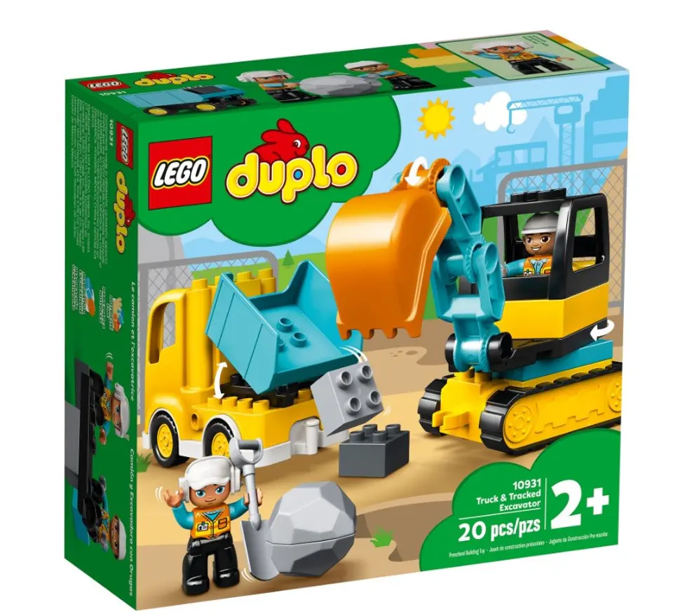Klocki DUPLO 10931 Ciężarówka i koparka gąsienicowa w sklepie Wasserman.eu