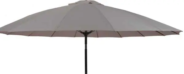 ⁨Parasol ogrodowy Shanghai 270 cm aluminium łamany szary⁩ w sklepie Wasserman.eu