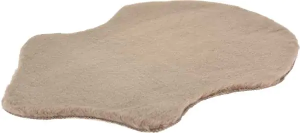 ⁨Rug fur decorative bedspread gray-brown 55x38 cm⁩ at Wasserman.eu