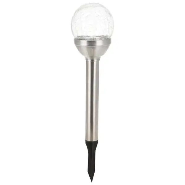 ⁨Lampa solarna LED ogrodowa lampka KULA szklana 8cm⁩ w sklepie Wasserman.eu