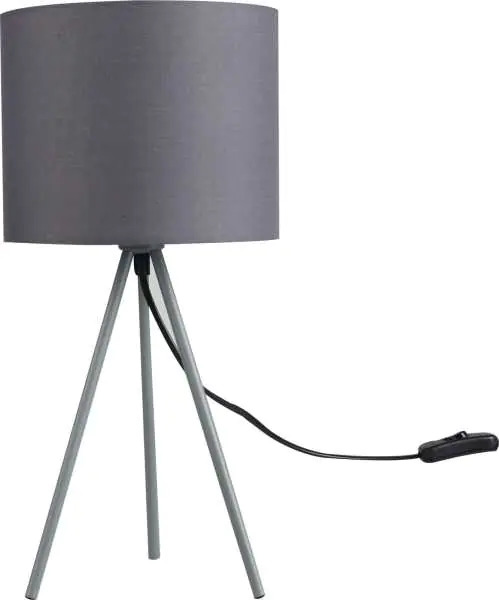 Table lamp in grey 43cm at Wasserman.eu