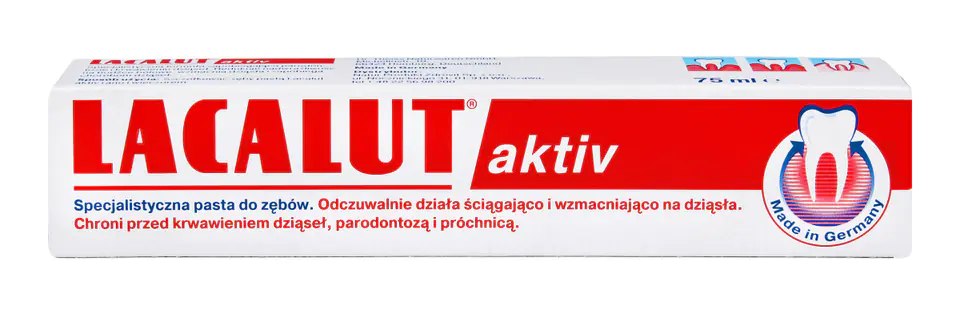 ⁨Lacalut Toothpaste Activ periodontitis 75ml⁩ at Wasserman.eu