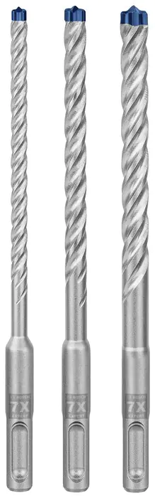 ⁨BOSCH DRILL BIT SDS PLUS-7X SET OF 3pcs. EXPERT⁩ at Wasserman.eu