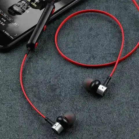 ⁨AWEI słuchawki sportowe Bluetooth B923BL czerwony/red magnetyczne⁩ w sklepie Wasserman.eu