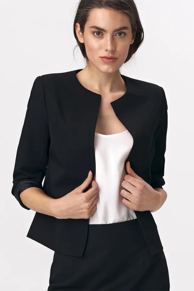 ⁨Short straight jacket - black - Z33 (Colour black, Size S (36))⁩ at Wasserman.eu