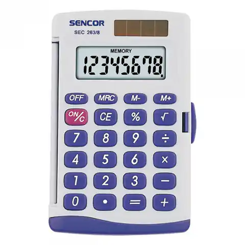 ⁨Kalkulator kieszonkowy SEC 263/8⁩ w sklepie Wasserman.eu