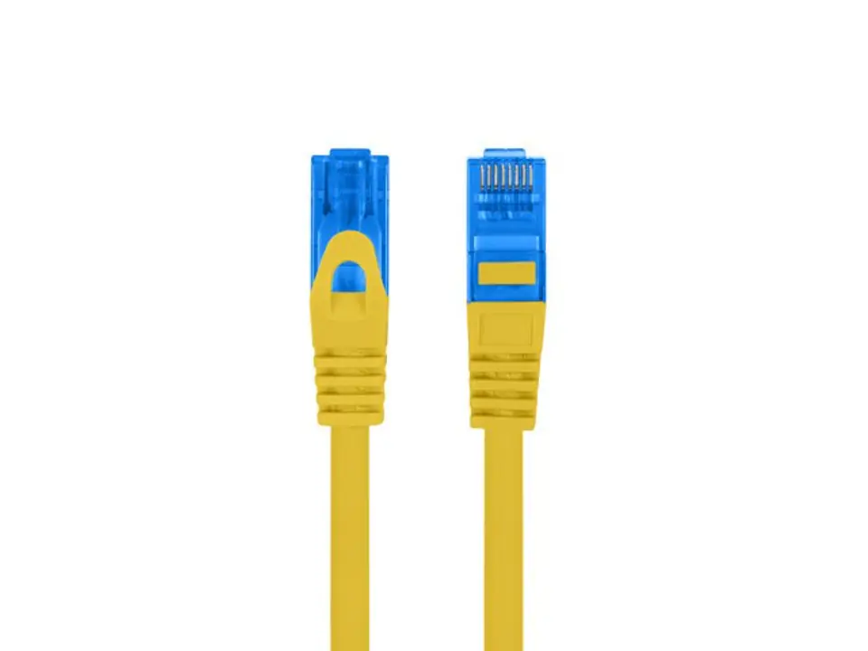 ⁨Patchcord kat.6a S/FTP CCA 0.5m Żółty⁩ w sklepie Wasserman.eu