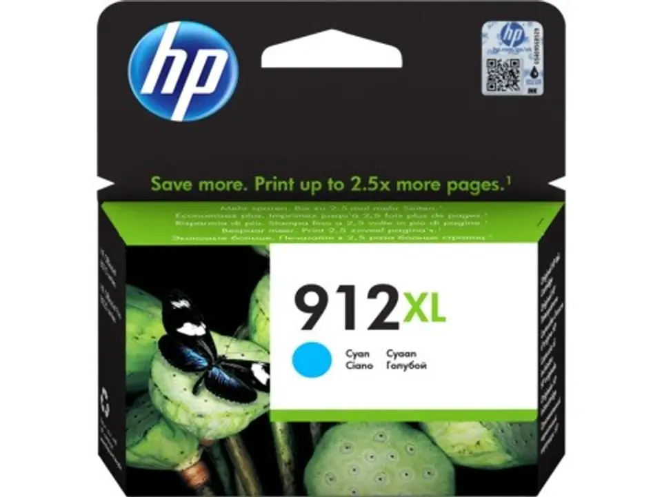 HP 912XL Cyan Ink 3YL81AE at Wasserman.eu