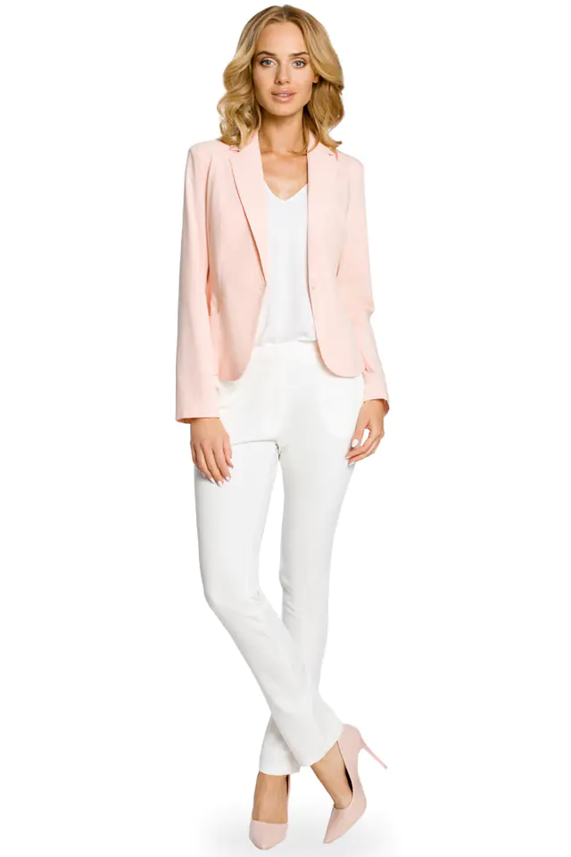 ⁨M030 Jacket blazer blazer cape - powder (Powder pink, size L (40))⁩ at Wasserman.eu