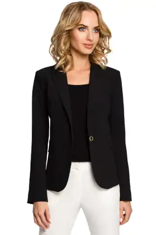 ⁨M051 Elegant ladies' jacket - black (Colour black, Size M (38))⁩ at Wasserman.eu