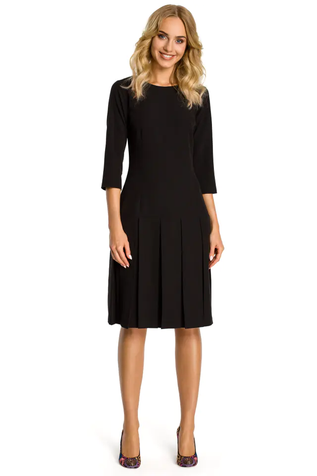 ⁨M336 sukienka czarna (kolor czarny, rozmiar XL)⁩ w sklepie Wasserman.eu