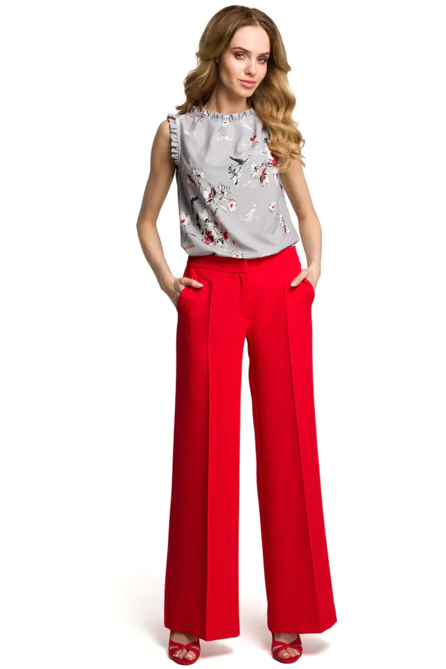 ⁨M378 Trousers red (red, size L (40))⁩ at Wasserman.eu