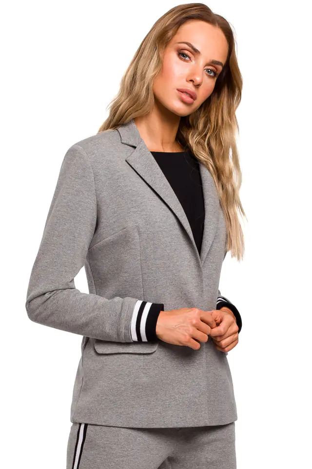 ⁨M459 Jacket with drawstring - grey (Colour grey, Size XXL (44))⁩ at Wasserman.eu