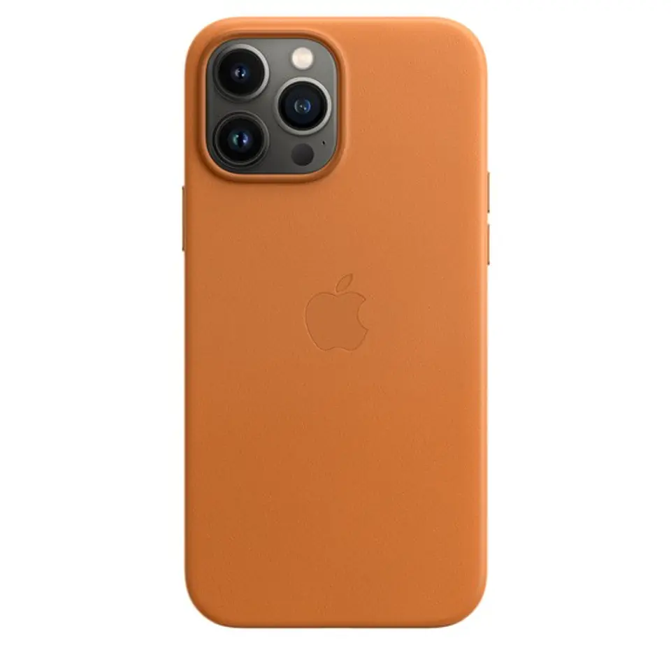 iPhone 13 Pro Max Leather Case with MagSafe - Golden Brown at Wasserman.eu
