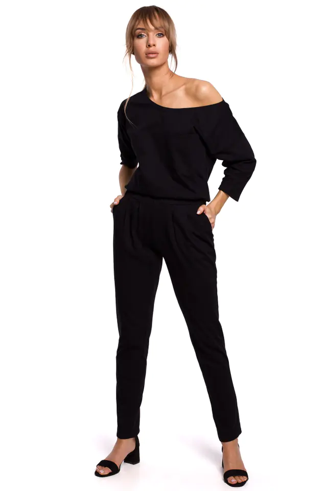 ⁨M497 Jumpsuit with bat sleeves - black (Color: black, Size XXL (44))⁩ at Wasserman.eu