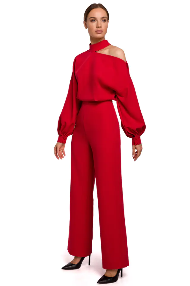 ⁨M528 Overalls with puffy sleeves - red (Red, size S (36))⁩ at Wasserman.eu