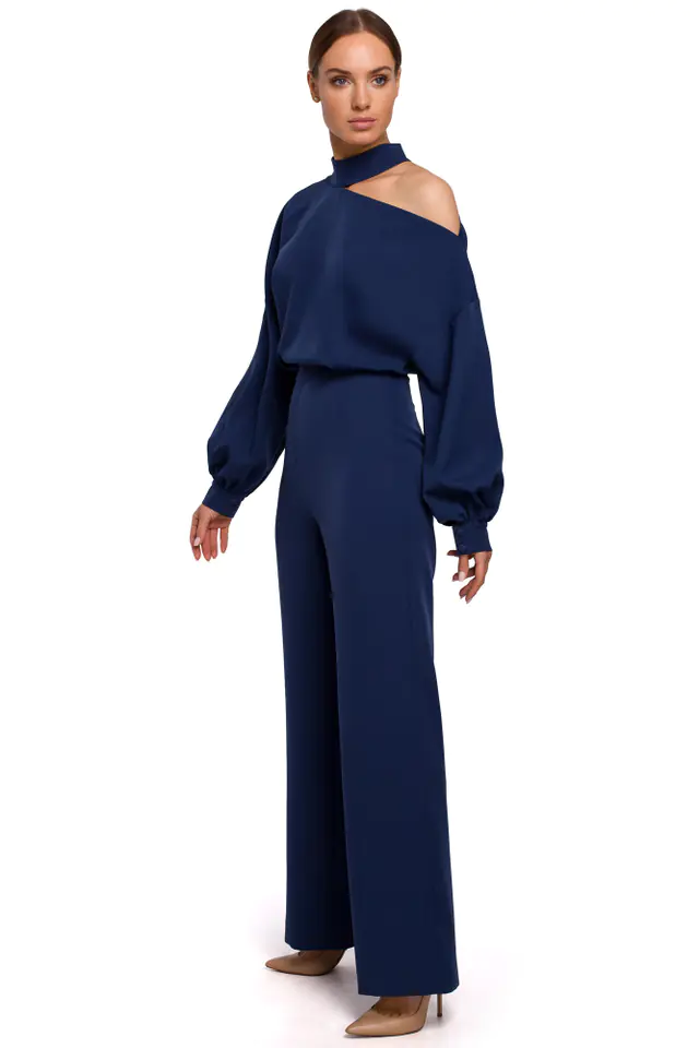 ⁨M528 Jumpsuit with puffy sleeves - navy blue (Navy blue, Size XL (42))⁩ at Wasserman.eu