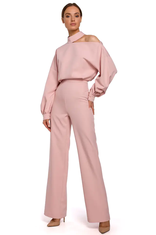 ⁨M528 Jumpsuit with puffy sleeves - powder (Powder pink, Size L (40))⁩ at Wasserman.eu