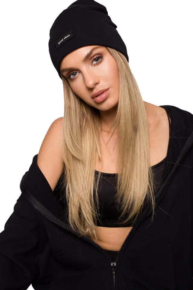 ⁨M624 Beanie - black (Black color, one size one-size)⁩ at Wasserman.eu