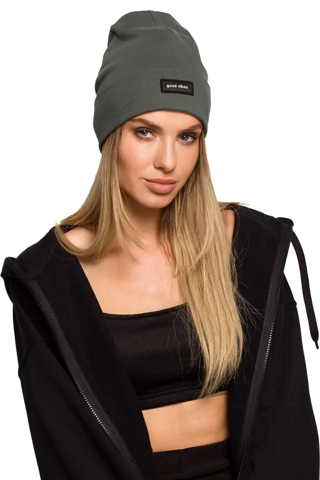 ⁨M624 Czapka beanie - militarna zieleń (kolor khaki, rozmiar uni)⁩ w sklepie Wasserman.eu