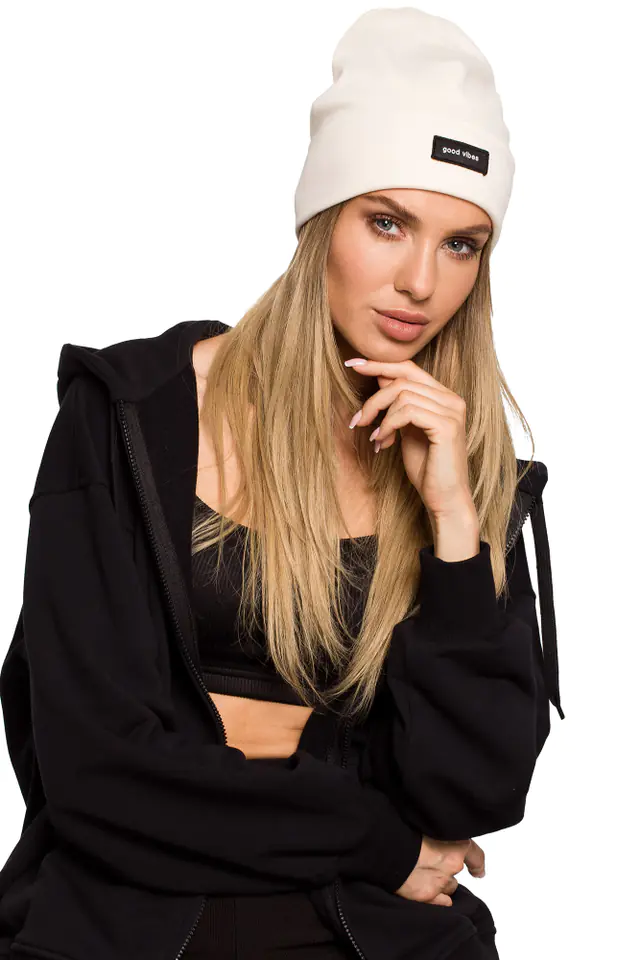 ⁨M624 Beanie - cream (ecru, one size one)⁩ at Wasserman.eu