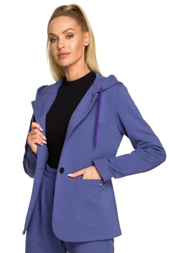 ⁨M691 Jacket with hood and straps - indigo (Colour blue, Size XL (42))⁩ at Wasserman.eu