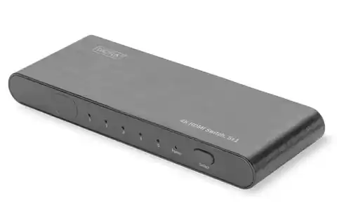 ⁨Przełącznik/Switch HDMI 5-portowy, 4K 60Hz UHD 3D HDR, HDCP 2.2, audio⁩ w sklepie Wasserman.eu