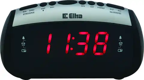 ⁨Alarm clock radio ZOSIA 312PLL black⁩ at Wasserman.eu