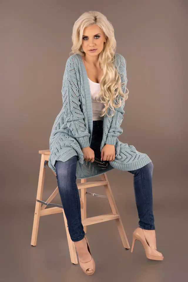 ⁨Maramela Mint sweater (Celadon color, one size all)⁩ at Wasserman.eu