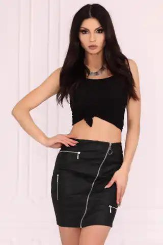 ⁨Pearliema Black spódnica (kolor czarny, rozmiar XL)⁩ w sklepie Wasserman.eu