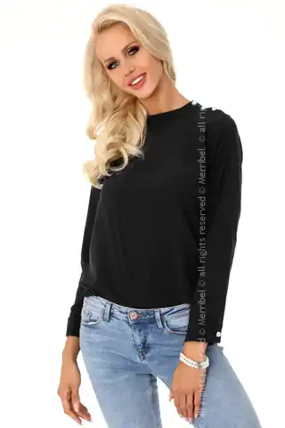 ⁨Pernille Black 85279 blouse (Black, Size XL (42))⁩ at Wasserman.eu