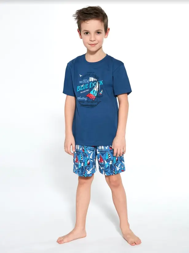 ⁨CORNETTE PAJAMAS CHŁ 789/96 BLUE DOCK (Color: jeans, Size: 122-128)⁩ at Wasserman.eu