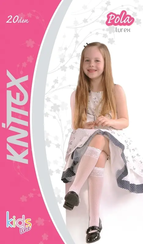 ⁨KNITTEX KNEE SOCKS GIRLS BOXES (white, one size one-size)⁩ at Wasserman.eu