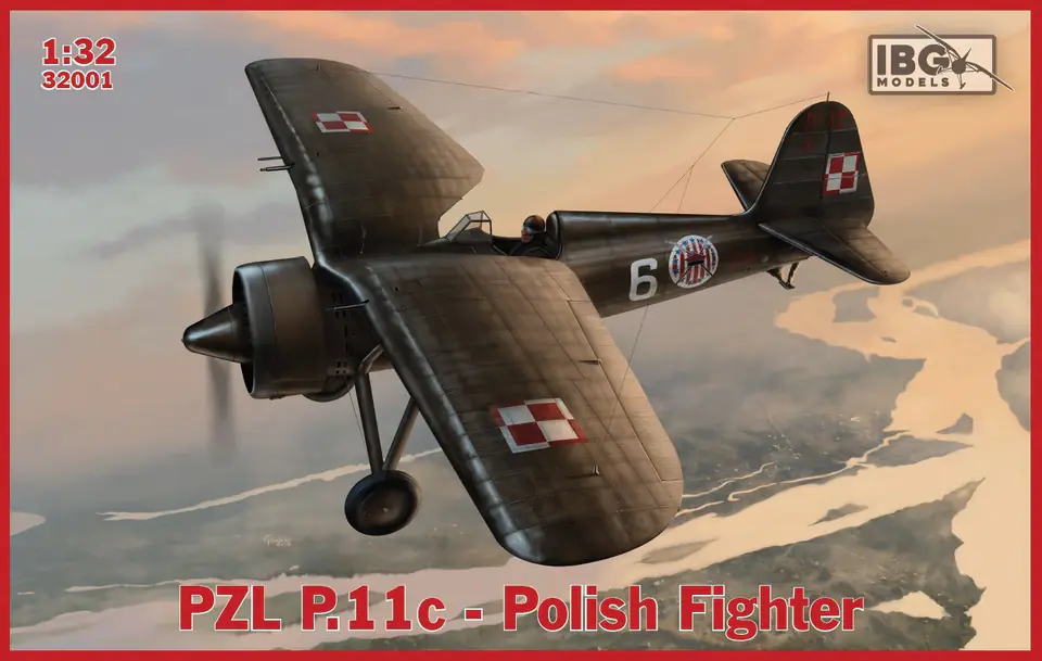 ⁨Plastikowy model do sklejania PZL P.11c Polish Fighter 1/32⁩ w sklepie Wasserman.eu