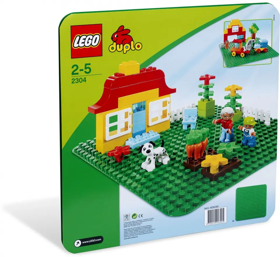 DUPLO Large Green Building Plate at Wasserman.eu