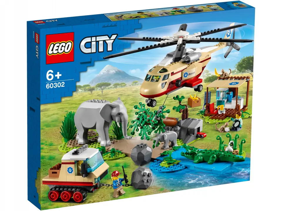 Klocki City 60302 Na ratunek dzikim zwierzętom w sklepie Wasserman.eu