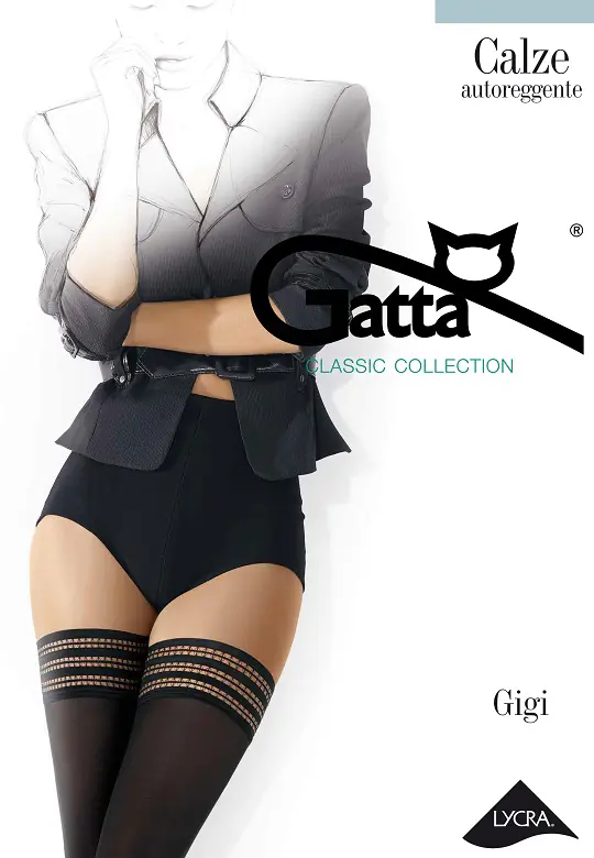 ⁨Stockings Gigi 01 Nero (size 3/4)⁩ at Wasserman.eu