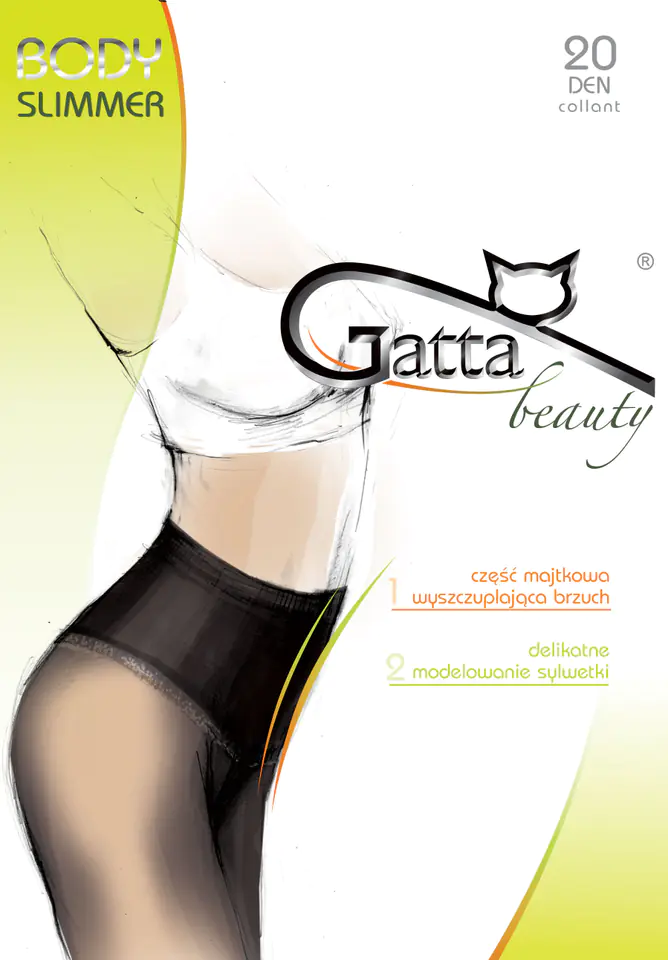 ⁨RAJSTOPY GATTA BODY SLIMMER 20 (kolor daino, rozmiar 4)⁩ w sklepie Wasserman.eu