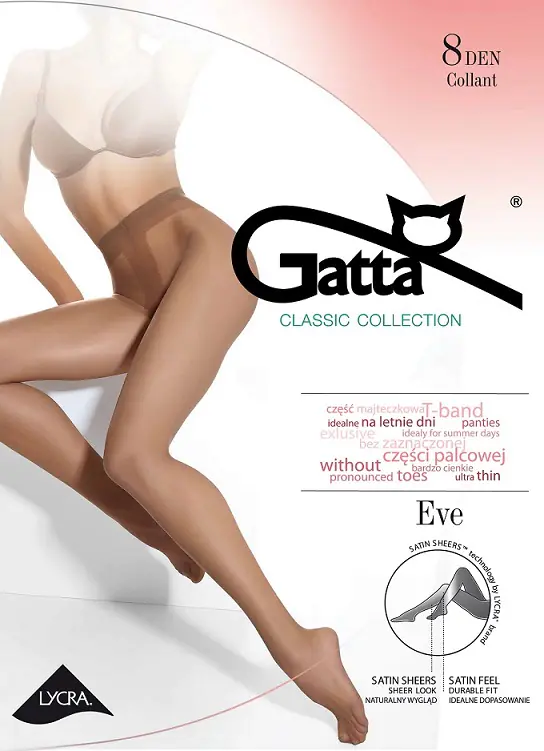 ⁨Gatta Eve 8 den Grigio tights (medium gray episode) (size 2-S)⁩ at Wasserman.eu