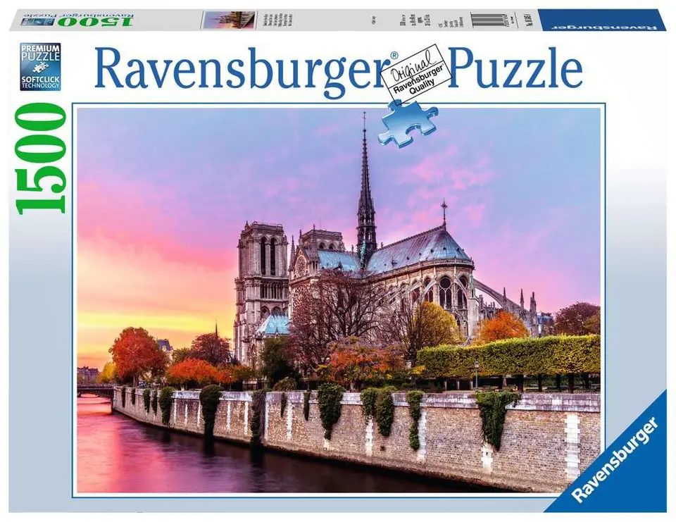 ⁨Puzzle 1500 elementów Katedra Notre Dame⁩ w sklepie Wasserman.eu