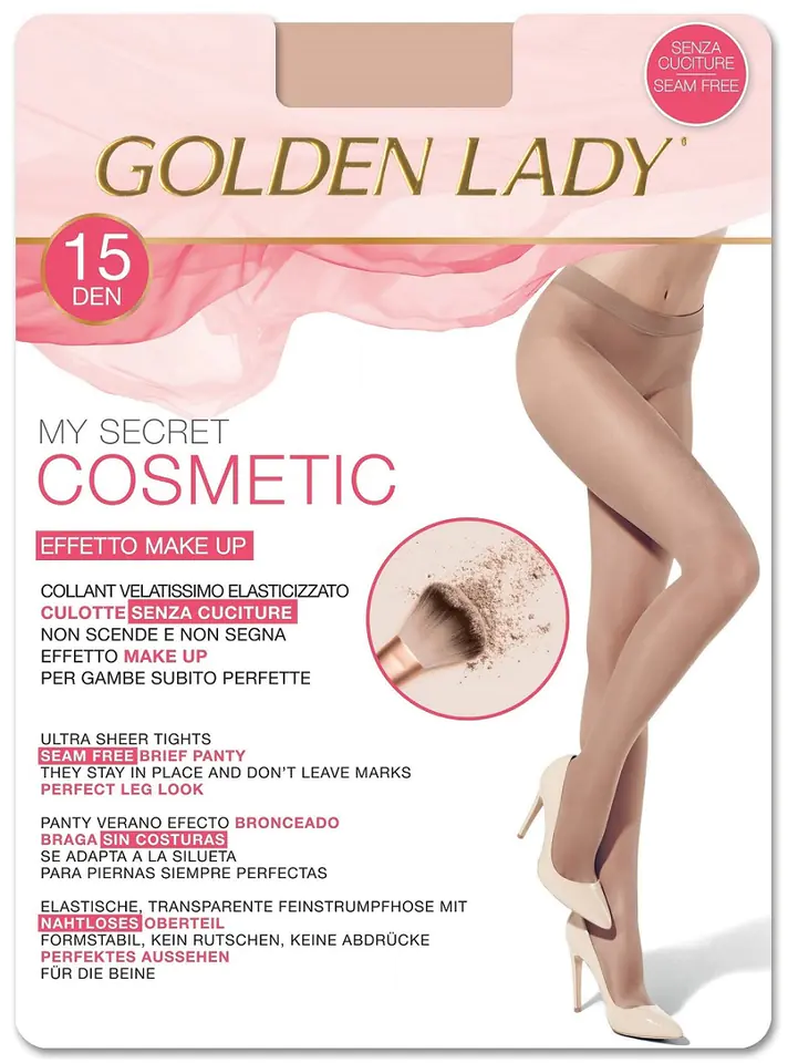 ⁨RAJSTOPY GOLDEN LADY MY SECRET 15 (kolor Nero, rozmiar 5)⁩ w sklepie Wasserman.eu