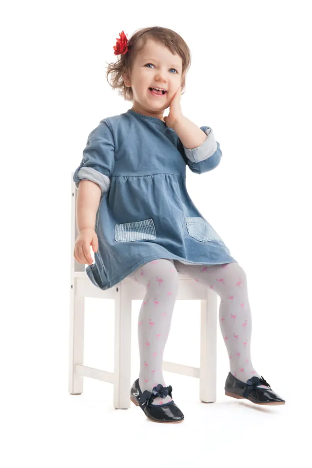 ⁨KNITTEX FIGO TIGHTS (Powder pink, Size: 128-134)⁩ at Wasserman.eu