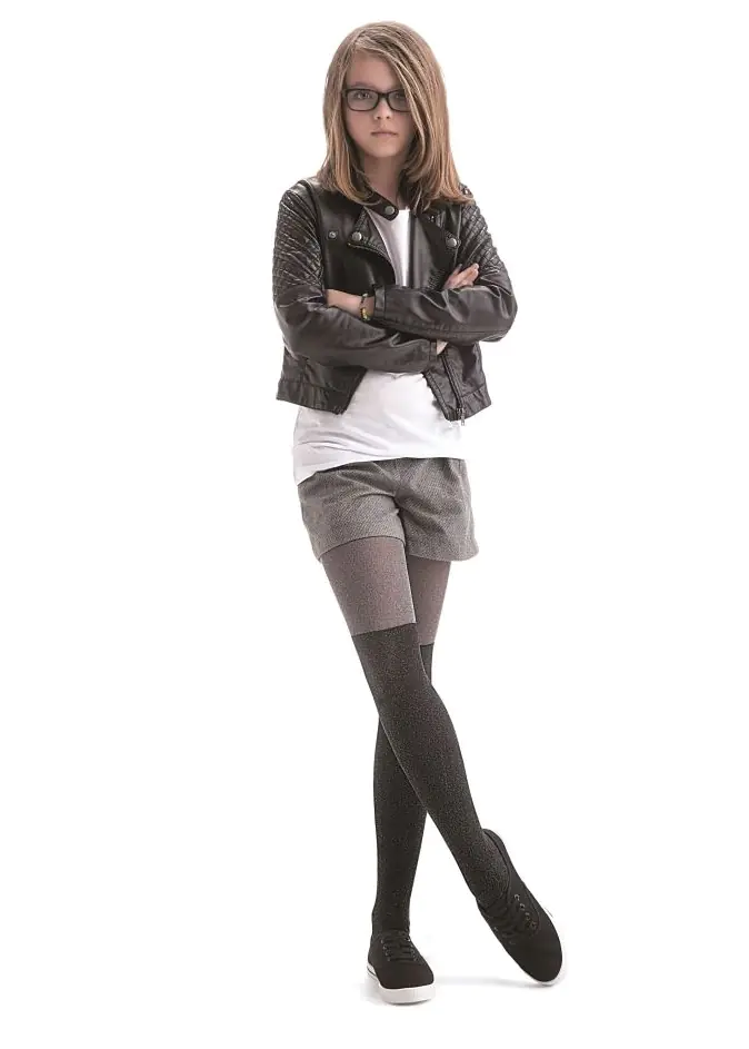 ⁨TIGHTS KNITTEX GRAFFITI microfiber 3D 50 den (Color: black, Size: 116-122)⁩ at Wasserman.eu