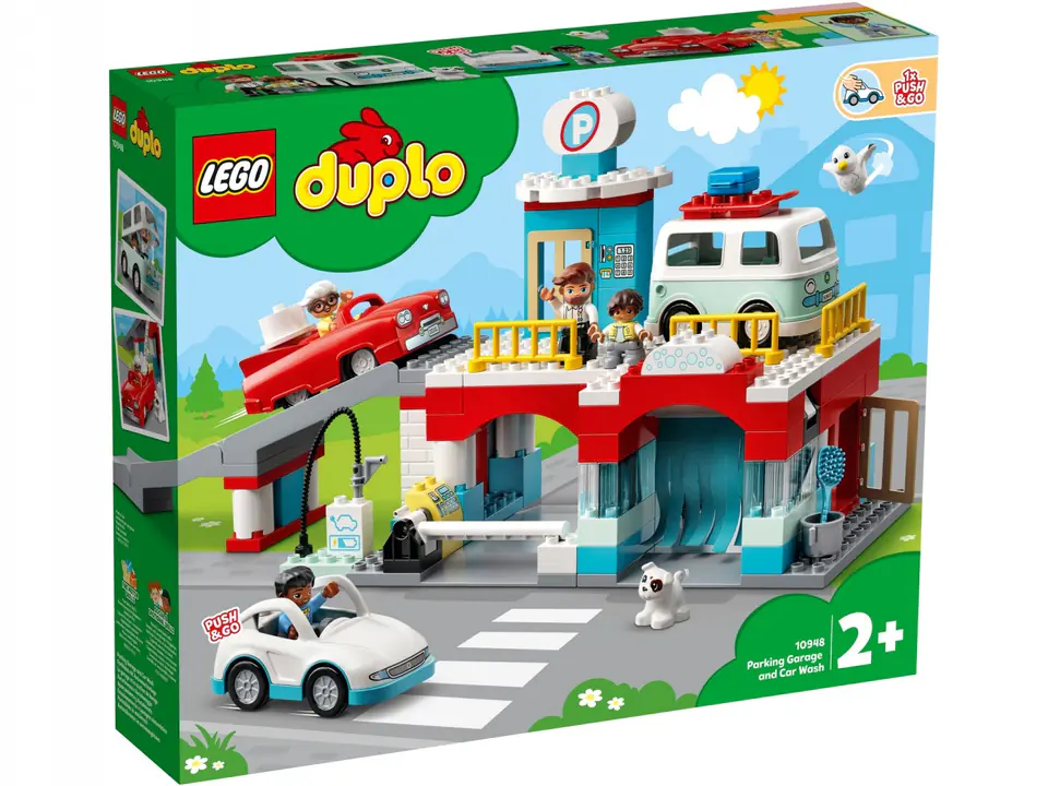 Klocki DUPLO 10948 Parking piętrowy i myjnia samochodowa w sklepie Wasserman.eu