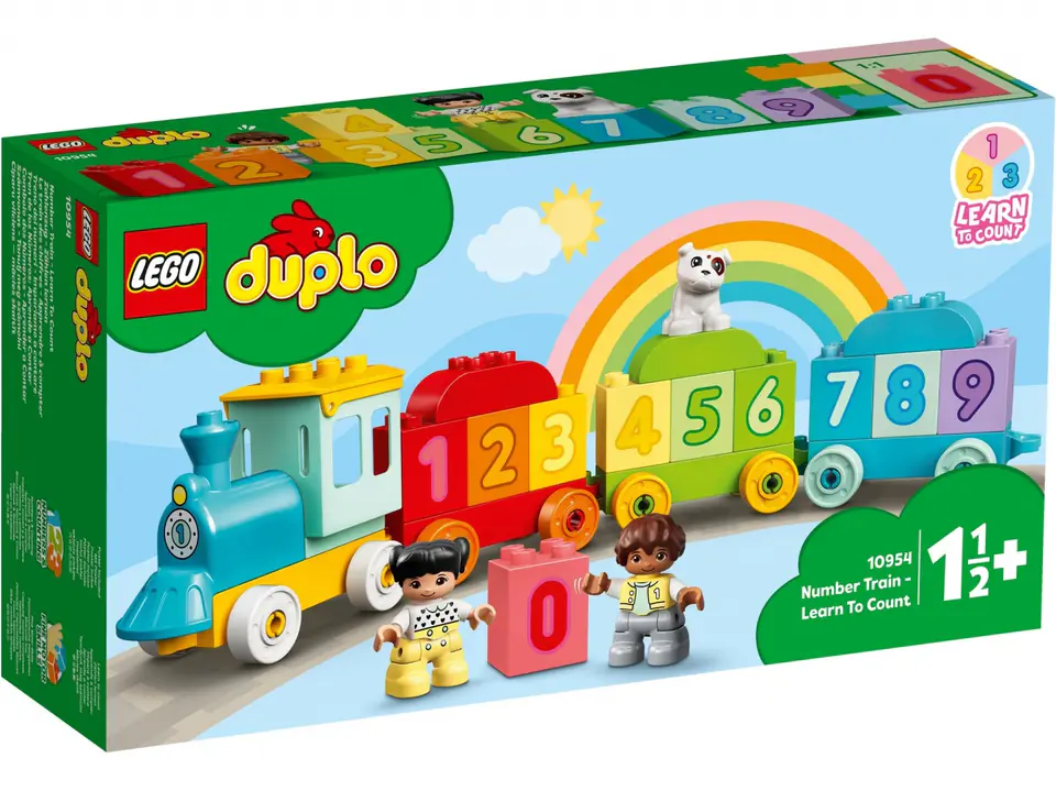 ⁨Klocki DUPLO 10954 Pociąg z cyferkami - nauka liczenia⁩ w sklepie Wasserman.eu