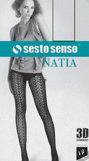 ⁨RAJSTOPY SESTO SENSO NATIA (kolor Grey, rozmiar 1/2)⁩ w sklepie Wasserman.eu