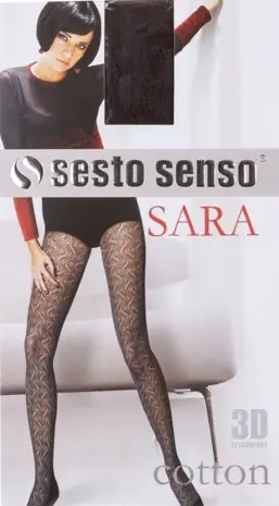 ⁨RAJSTOPY SESTO SENSO SARA (kolor Grey, rozmiar 1/2)⁩ w sklepie Wasserman.eu