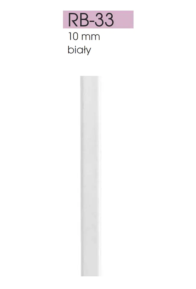⁨Ramiączka Julimex RB-33 Taśma 10MM (kolor biały, rozmiar uniwersalny)⁩ w sklepie Wasserman.eu
