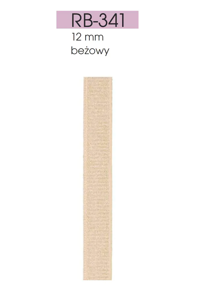 ⁨STRAPS JULIMEX RB-341 TAPE 12MM (beige, one size one-size)⁩ at Wasserman.eu